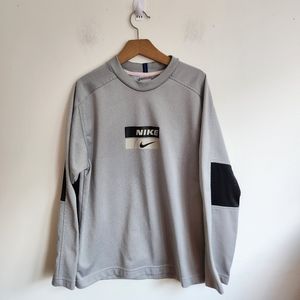 Vintage Nike silver tag Youth L Long Sleeve Shirt Top. Made in Thailand.
